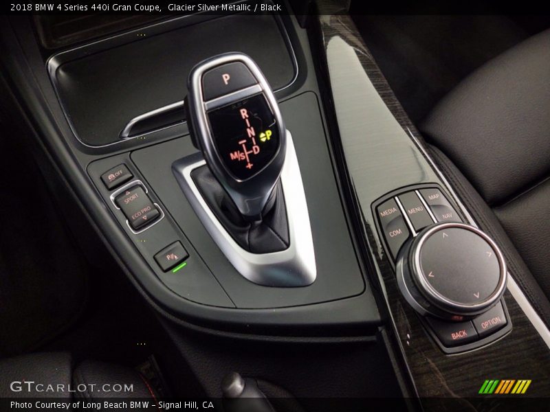 Glacier Silver Metallic / Black 2018 BMW 4 Series 440i Gran Coupe