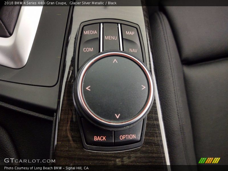 Glacier Silver Metallic / Black 2018 BMW 4 Series 440i Gran Coupe
