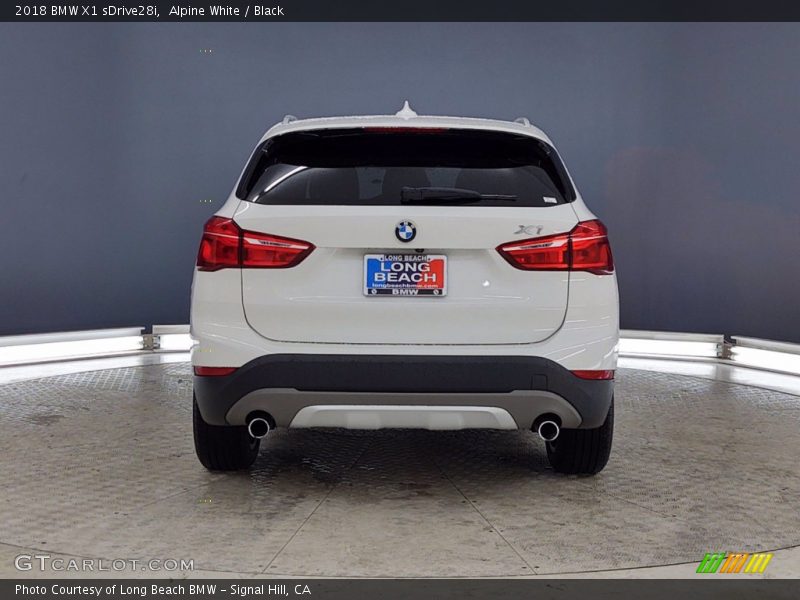 Alpine White / Black 2018 BMW X1 sDrive28i