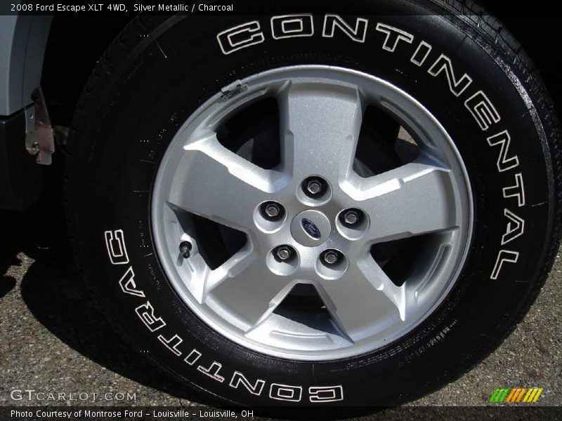 Silver Metallic / Charcoal 2008 Ford Escape XLT 4WD