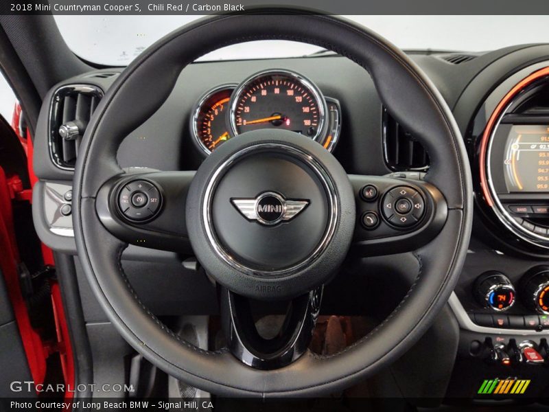 Chili Red / Carbon Black 2018 Mini Countryman Cooper S