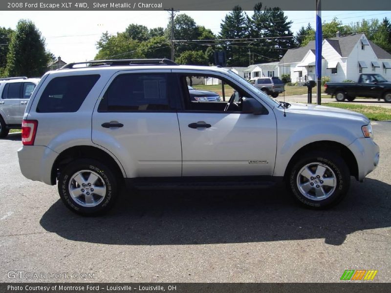 Silver Metallic / Charcoal 2008 Ford Escape XLT 4WD