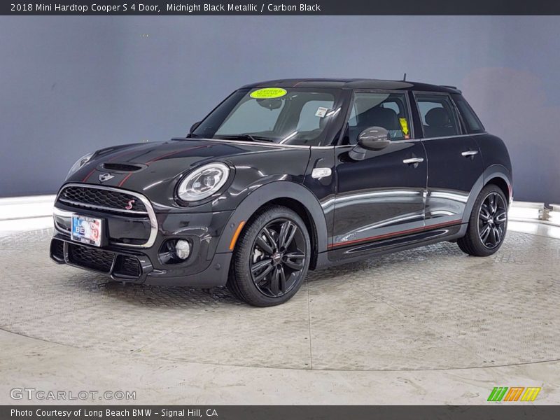 Midnight Black Metallic / Carbon Black 2018 Mini Hardtop Cooper S 4 Door
