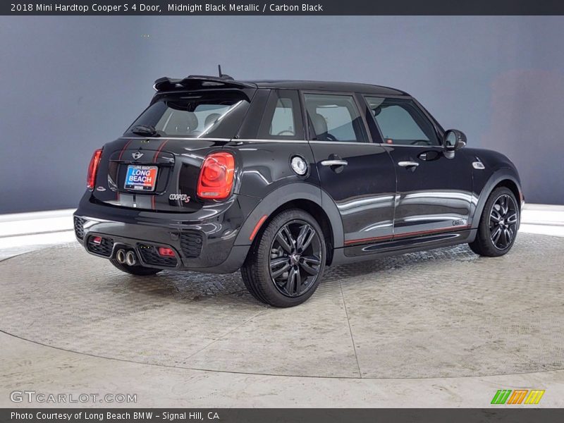 Midnight Black Metallic / Carbon Black 2018 Mini Hardtop Cooper S 4 Door