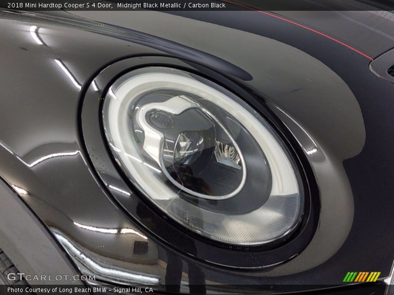 Midnight Black Metallic / Carbon Black 2018 Mini Hardtop Cooper S 4 Door