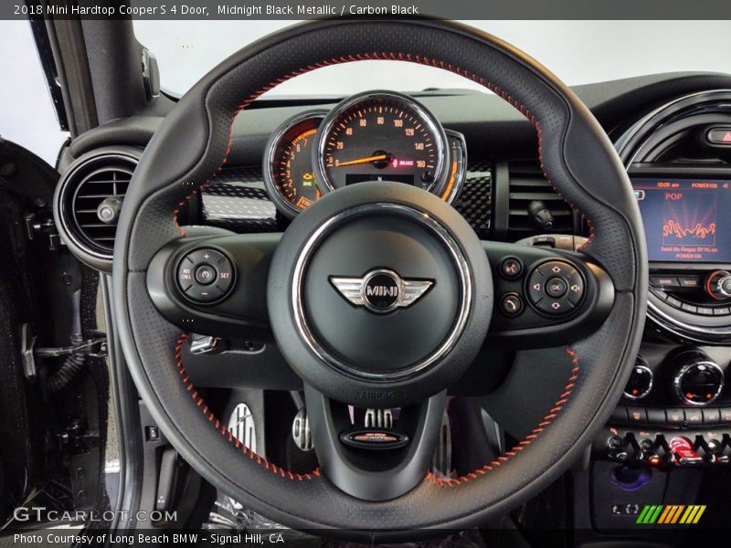 Midnight Black Metallic / Carbon Black 2018 Mini Hardtop Cooper S 4 Door