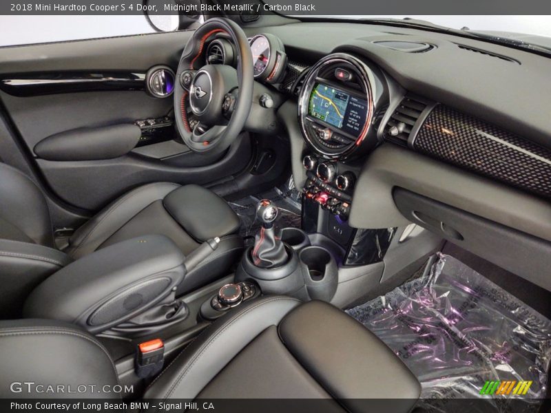 Midnight Black Metallic / Carbon Black 2018 Mini Hardtop Cooper S 4 Door