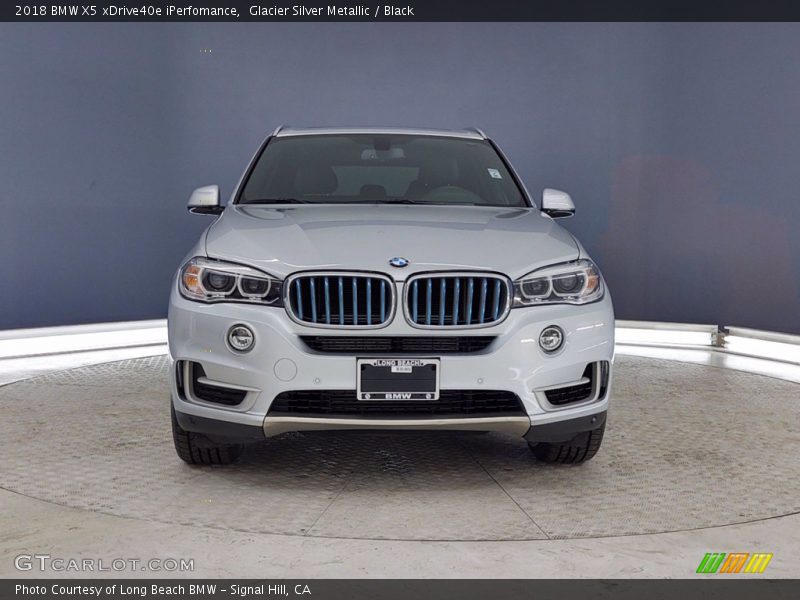 Glacier Silver Metallic / Black 2018 BMW X5 xDrive40e iPerfomance