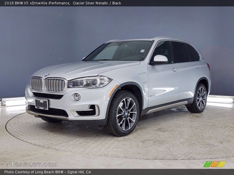 Glacier Silver Metallic / Black 2018 BMW X5 xDrive40e iPerfomance