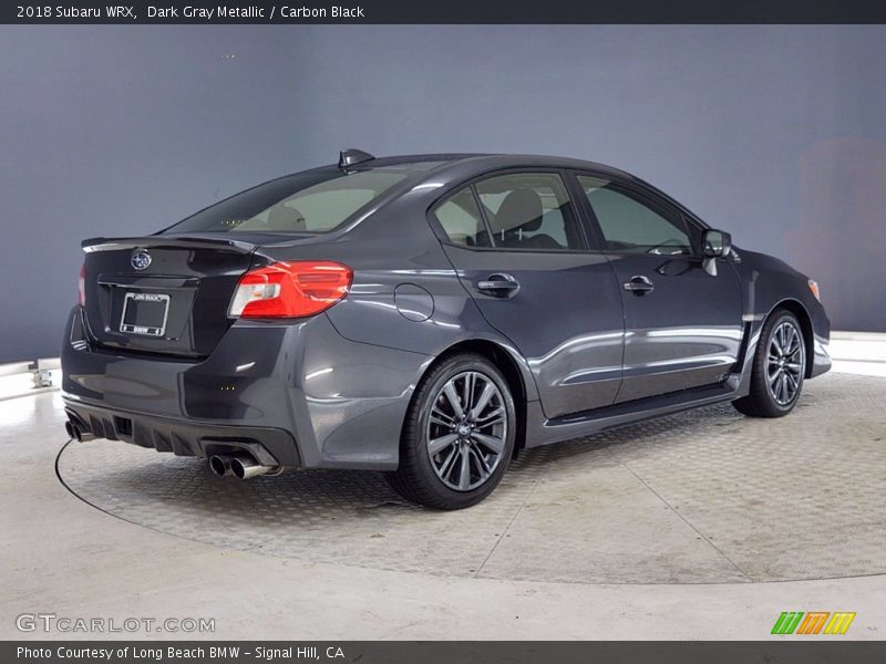 Dark Gray Metallic / Carbon Black 2018 Subaru WRX