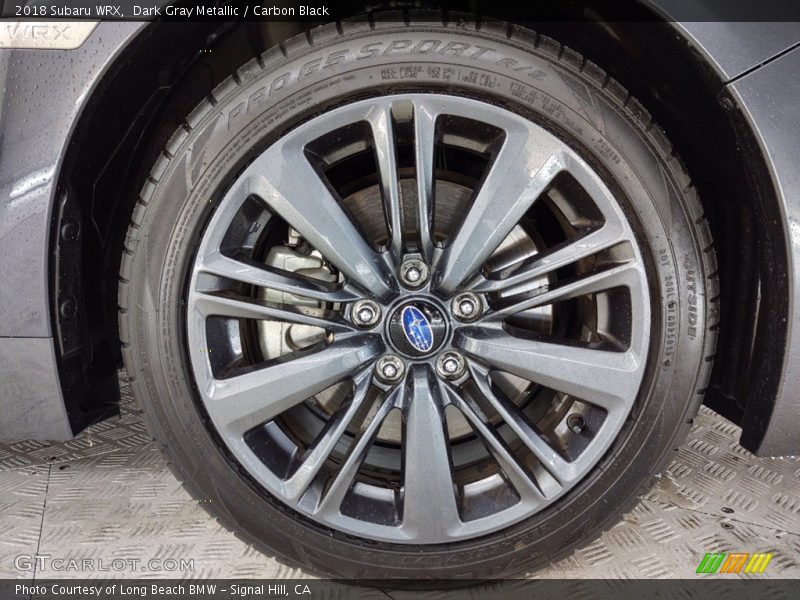 Dark Gray Metallic / Carbon Black 2018 Subaru WRX
