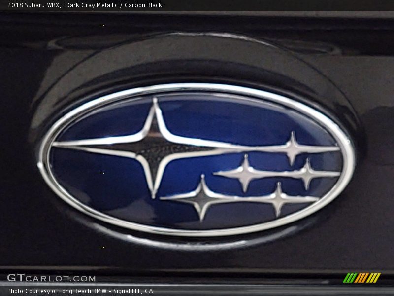 Dark Gray Metallic / Carbon Black 2018 Subaru WRX