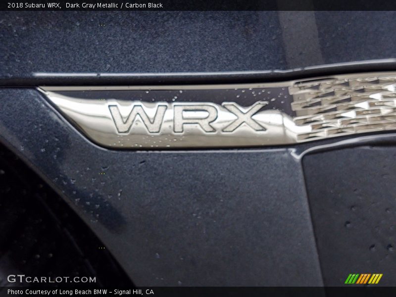 Dark Gray Metallic / Carbon Black 2018 Subaru WRX