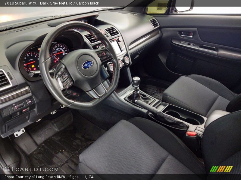 Dark Gray Metallic / Carbon Black 2018 Subaru WRX