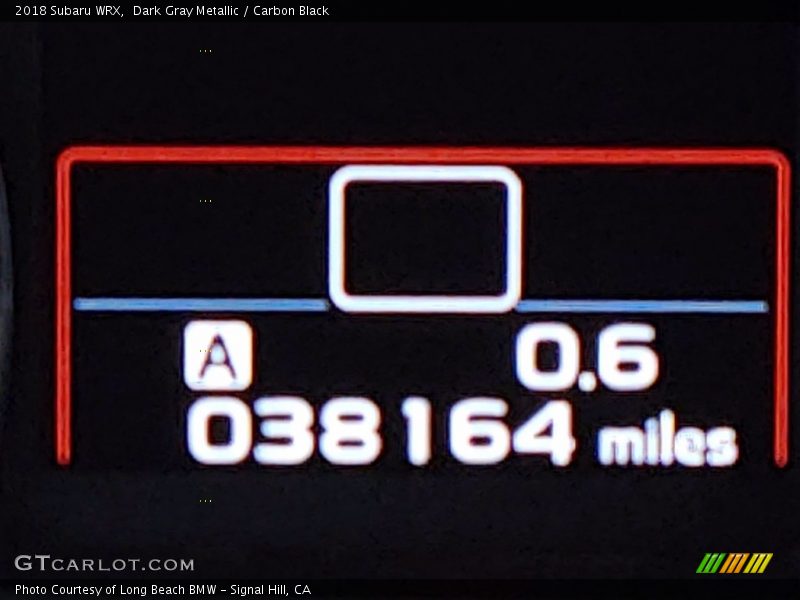 Dark Gray Metallic / Carbon Black 2018 Subaru WRX