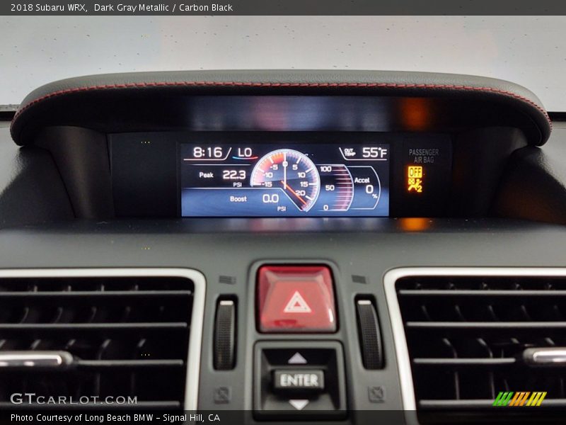 Dark Gray Metallic / Carbon Black 2018 Subaru WRX