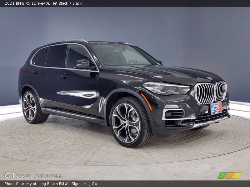 Jet Black / Black 2021 BMW X5 sDrive40i