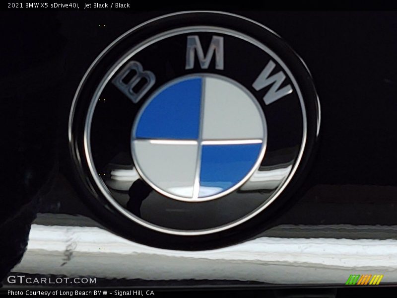 Jet Black / Black 2021 BMW X5 sDrive40i