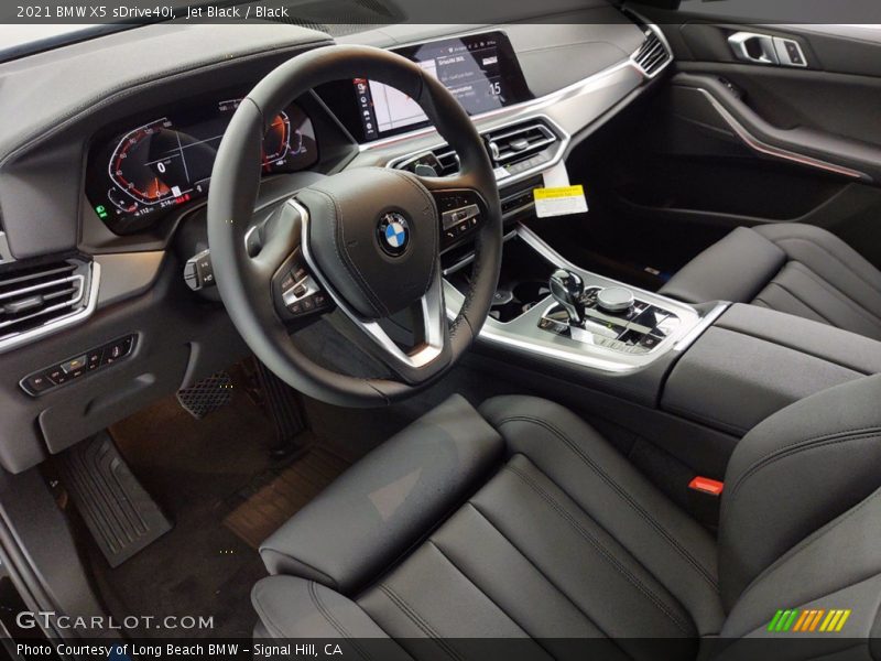 Jet Black / Black 2021 BMW X5 sDrive40i