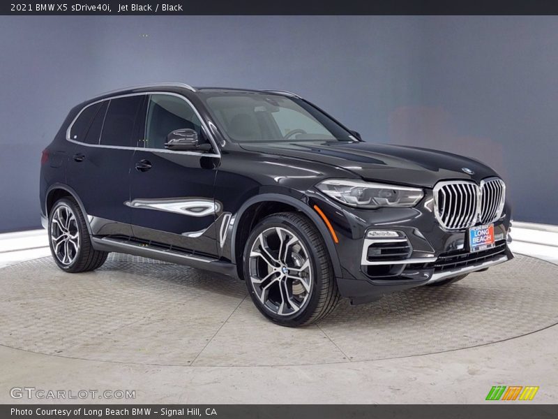 Jet Black / Black 2021 BMW X5 sDrive40i
