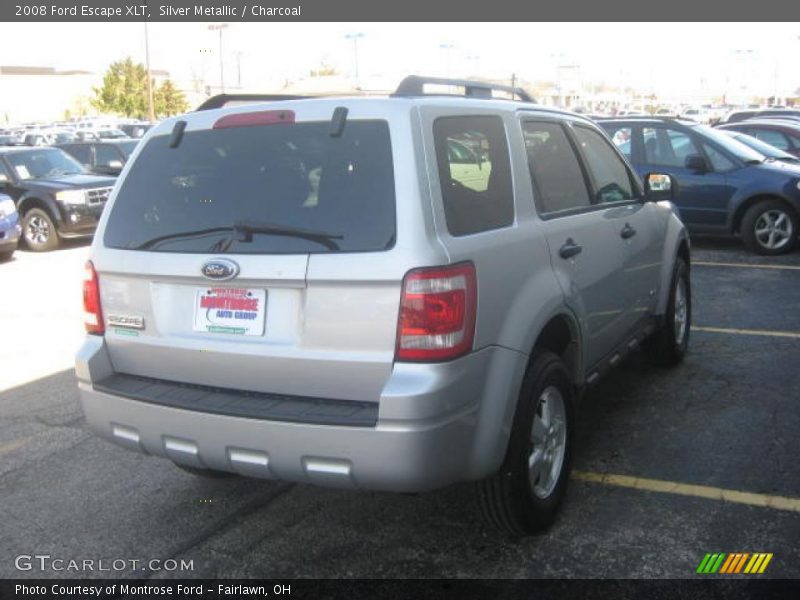 Silver Metallic / Charcoal 2008 Ford Escape XLT