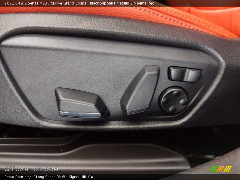 Black Sapphire Metallic / Magma Red 2021 BMW 2 Series M235 xDrive Grand Coupe
