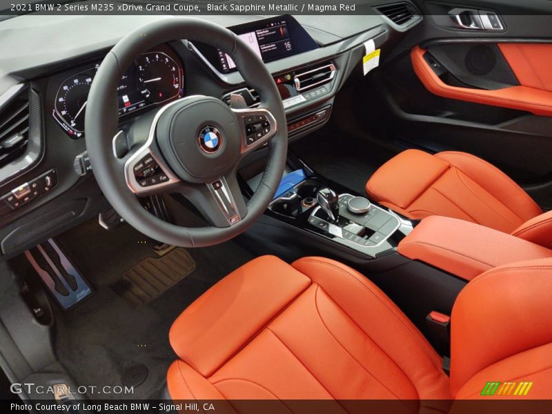  2021 2 Series M235 xDrive Grand Coupe Magma Red Interior