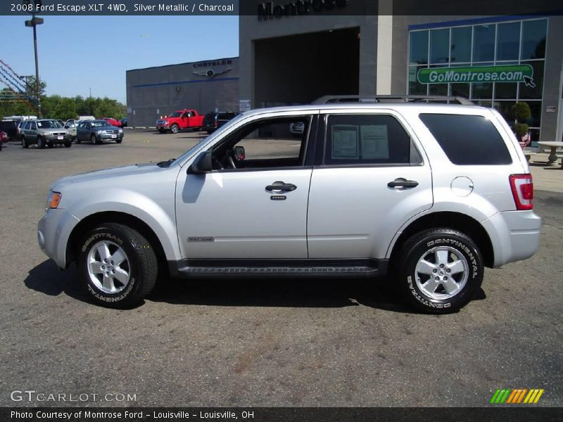 Silver Metallic / Charcoal 2008 Ford Escape XLT 4WD