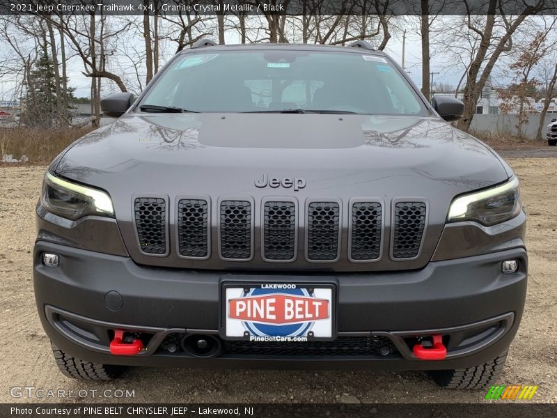 Granite Crystal Metallic / Black 2021 Jeep Cherokee Traihawk 4x4