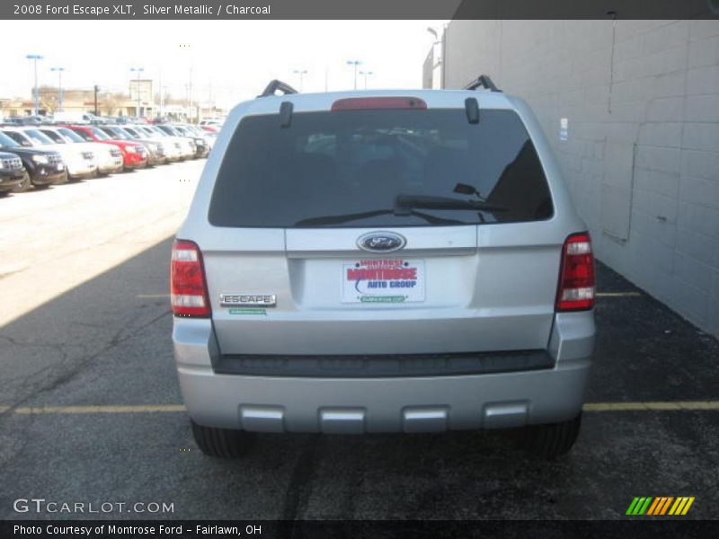 Silver Metallic / Charcoal 2008 Ford Escape XLT
