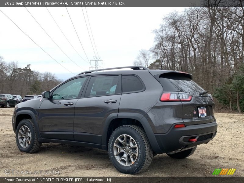 Granite Crystal Metallic / Black 2021 Jeep Cherokee Traihawk 4x4