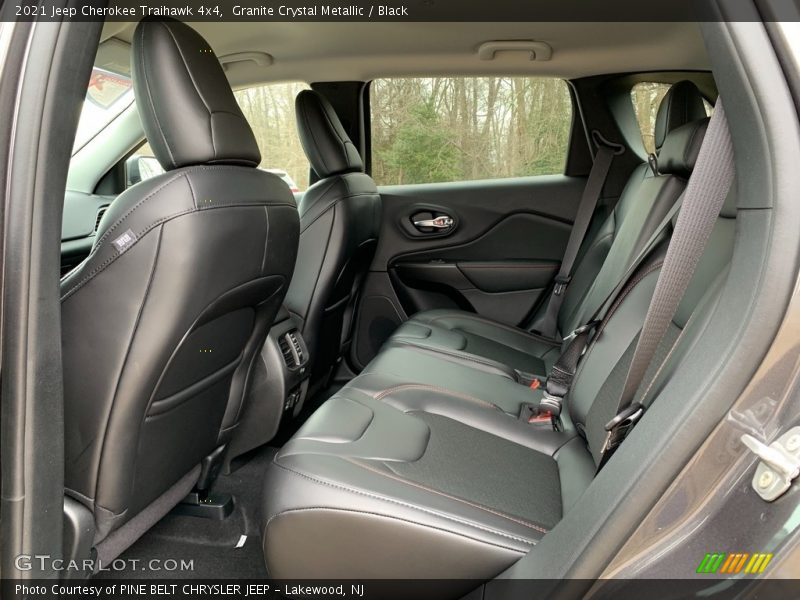 Rear Seat of 2021 Cherokee Traihawk 4x4