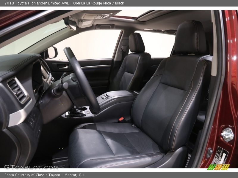 Ooh La La Rouge Mica / Black 2018 Toyota Highlander Limited AWD