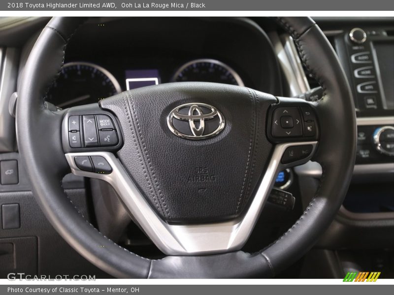 Ooh La La Rouge Mica / Black 2018 Toyota Highlander Limited AWD