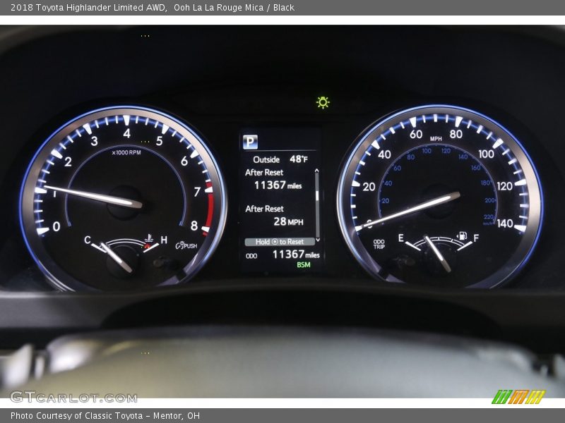Ooh La La Rouge Mica / Black 2018 Toyota Highlander Limited AWD