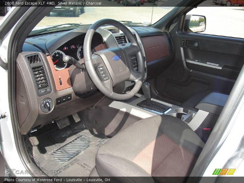 Silver Metallic / Charcoal 2008 Ford Escape XLT 4WD