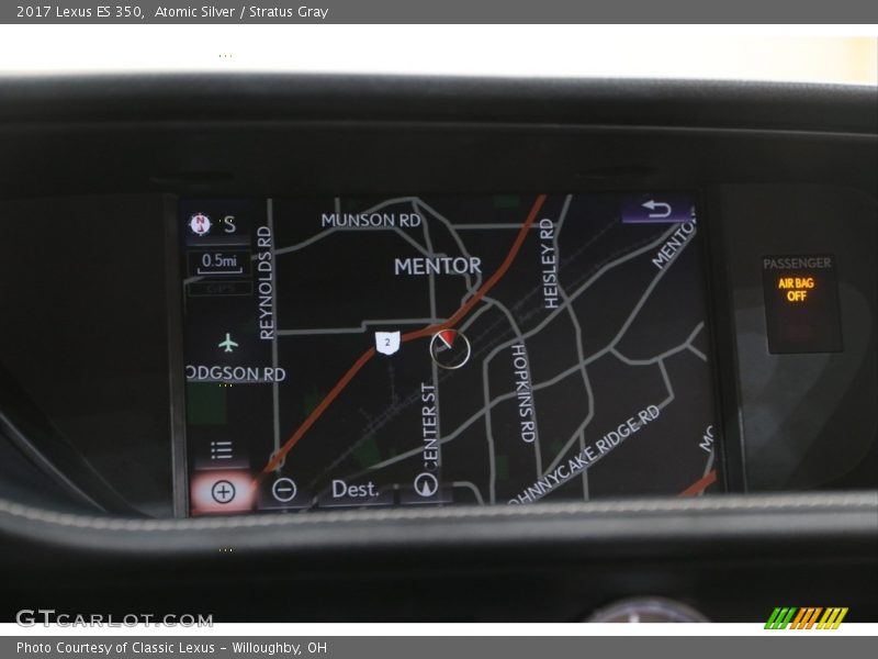 Atomic Silver / Stratus Gray 2017 Lexus ES 350