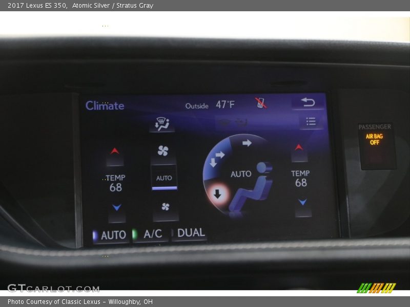 Atomic Silver / Stratus Gray 2017 Lexus ES 350