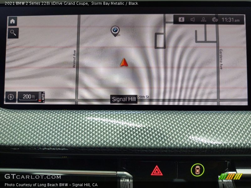 Storm Bay Metallic / Black 2021 BMW 2 Series 228i sDrive Grand Coupe