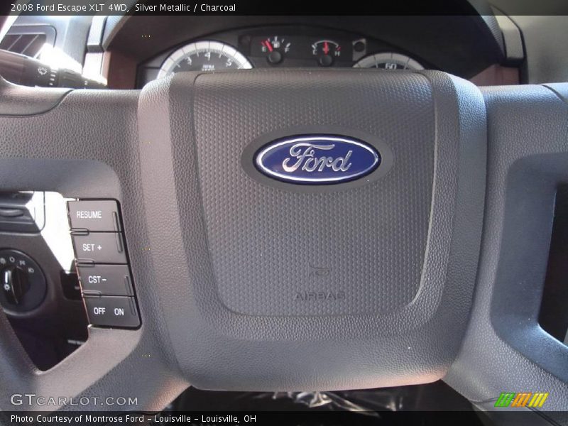 Silver Metallic / Charcoal 2008 Ford Escape XLT 4WD
