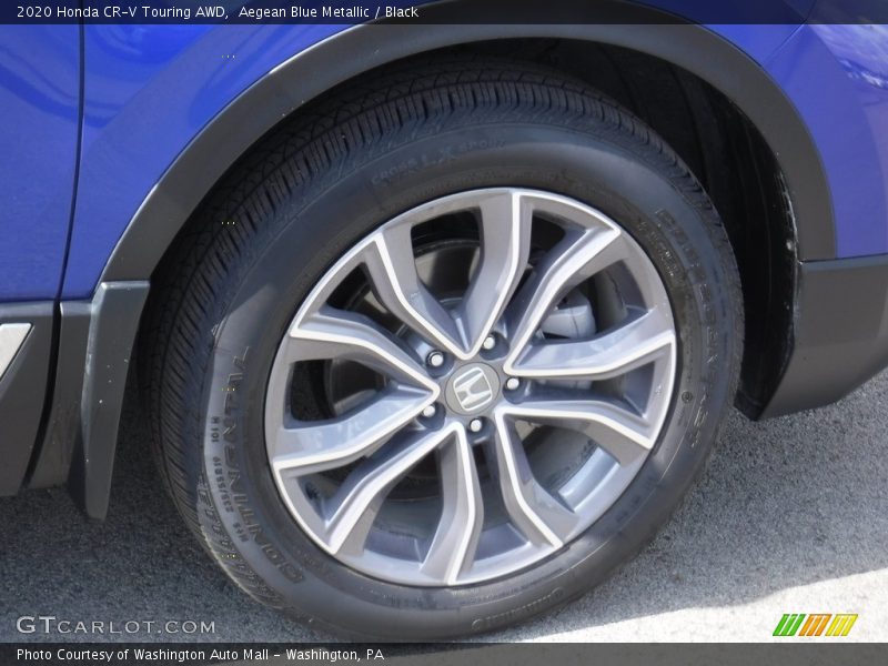 Aegean Blue Metallic / Black 2020 Honda CR-V Touring AWD