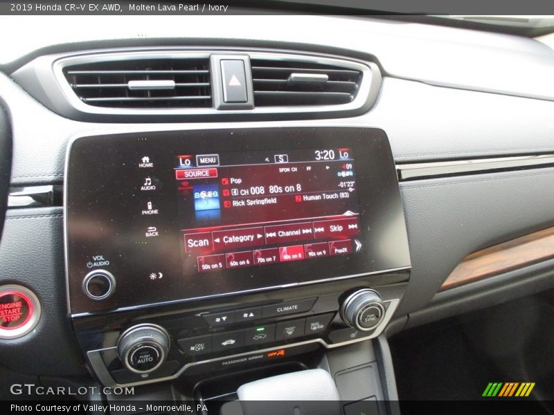 Molten Lava Pearl / Ivory 2019 Honda CR-V EX AWD