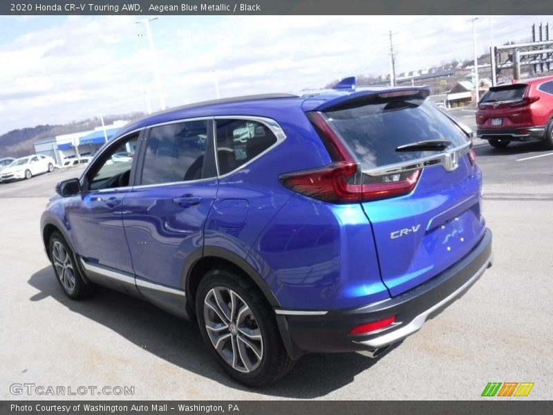 Aegean Blue Metallic / Black 2020 Honda CR-V Touring AWD