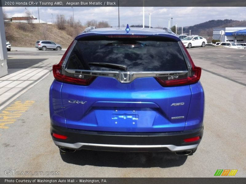 Aegean Blue Metallic / Black 2020 Honda CR-V Touring AWD