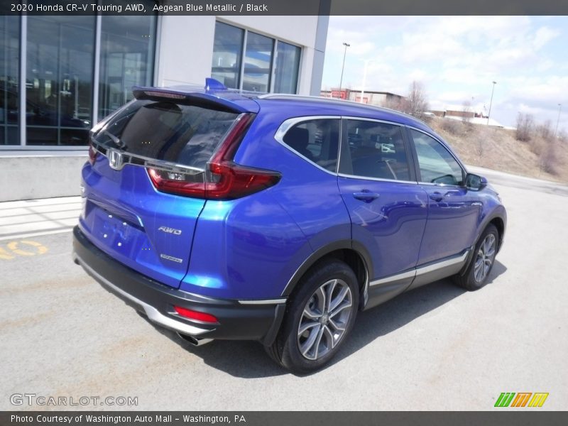 Aegean Blue Metallic / Black 2020 Honda CR-V Touring AWD