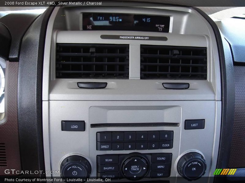 Silver Metallic / Charcoal 2008 Ford Escape XLT 4WD
