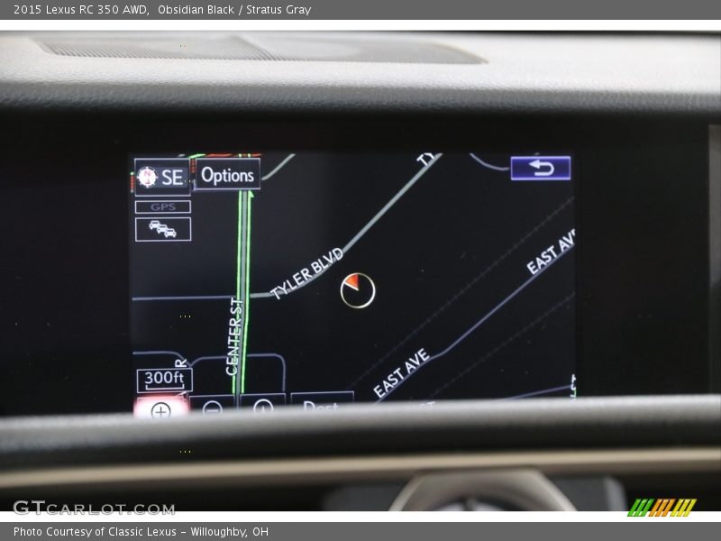 Obsidian Black / Stratus Gray 2015 Lexus RC 350 AWD