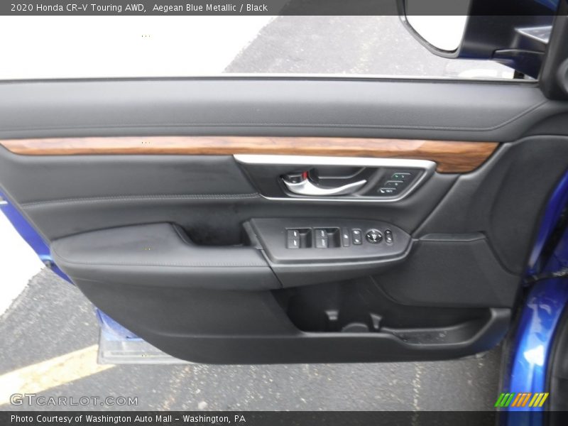 Aegean Blue Metallic / Black 2020 Honda CR-V Touring AWD