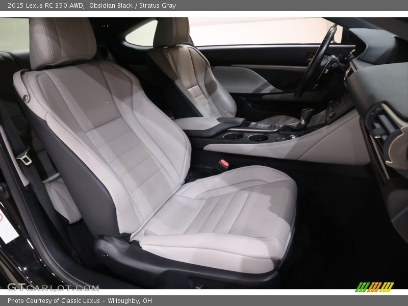 Front Seat of 2015 RC 350 AWD