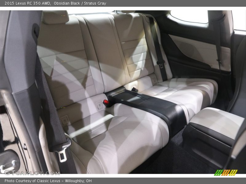 Rear Seat of 2015 RC 350 AWD